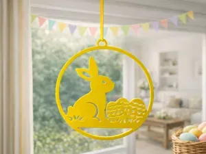 Easter Bunny Egg Window / Door Ornament