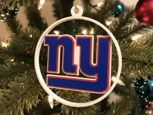 New York Giants Christmas Ornament