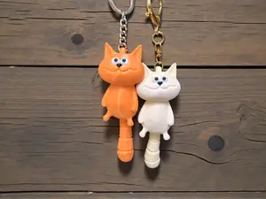 Derpy Cat Keychain / Charm