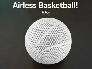 Mini Airless Basketball • Print‑in‑Place • 35g!!!