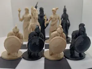 Greek Mythology Chess Set – Gods & Myths in 3D