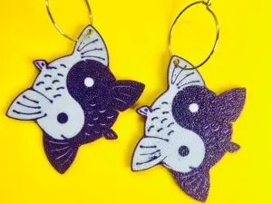 Pendientes yin Yang