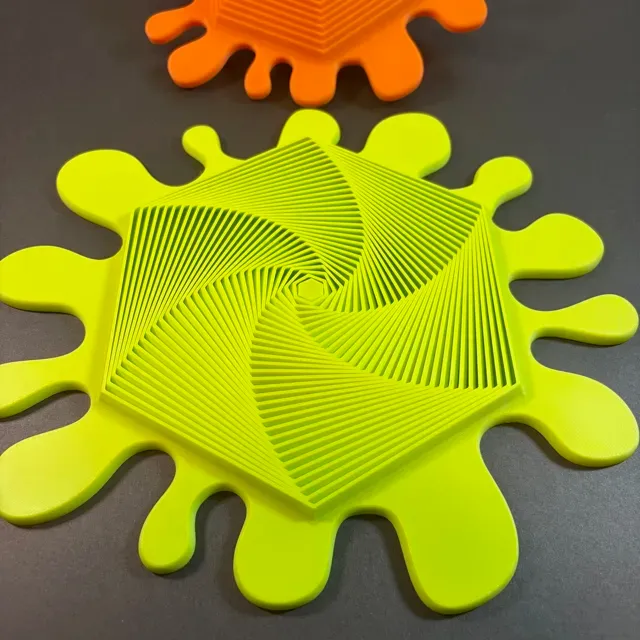 Full Plate Splat Hexagon Fidget (Print in Place) — Фото 10 из 16