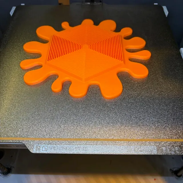 Full Plate Splat Hexagon Fidget (Print in Place) — Фото 7 из 16