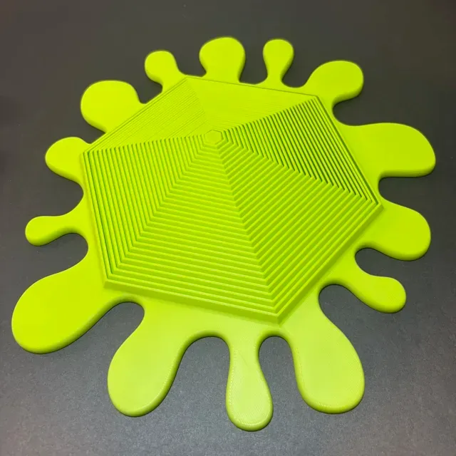 Full Plate Splat Hexagon Fidget (Print in Place) — Фото 15 из 16