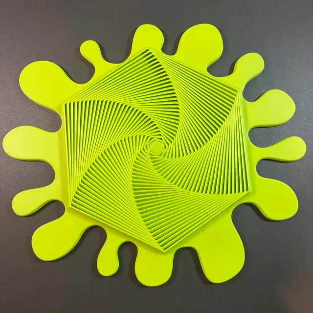 Full Plate Splat Hexagon Fidget (Print in Place) — Фото 12 из 16