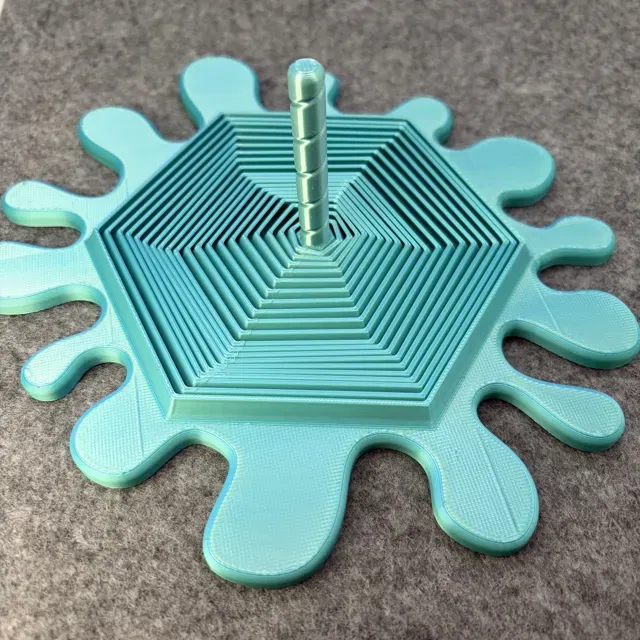Full Plate Splat Hexagon Fidget (Print in Place) — Фото 16 из 16
