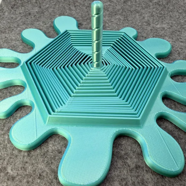 Full Plate Splat Hexagon Fidget (Print in Place) — Фото 6 из 16