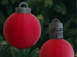 Christmas Ornament Puzzle Gift Box
