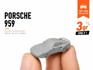 Tiny Porsche 959 - Mini Cars Series