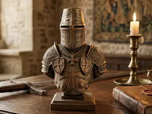 Busto Antico Cavaliere Templare