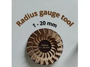 Precision Radius Ring Gauge Set | 1-20mm