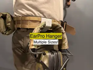 Ear Protection Belt Clip and MOLLE Hanger
