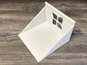 shelf for a glass shelf