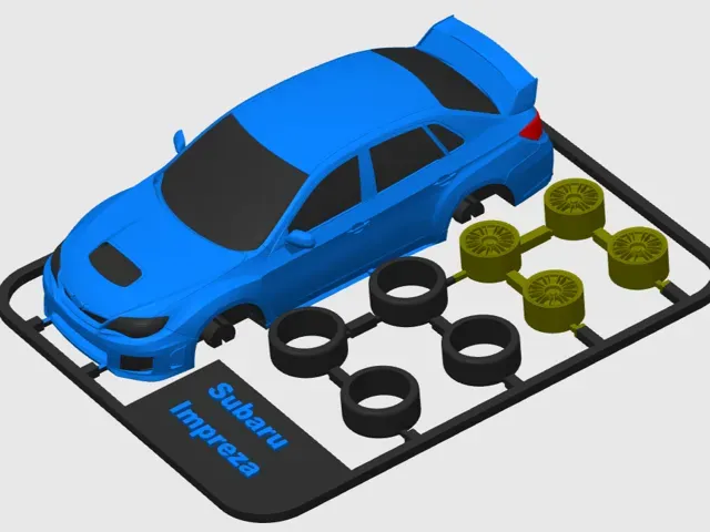 Subaru Impreza WRX STi Sedan (III gen) kit card