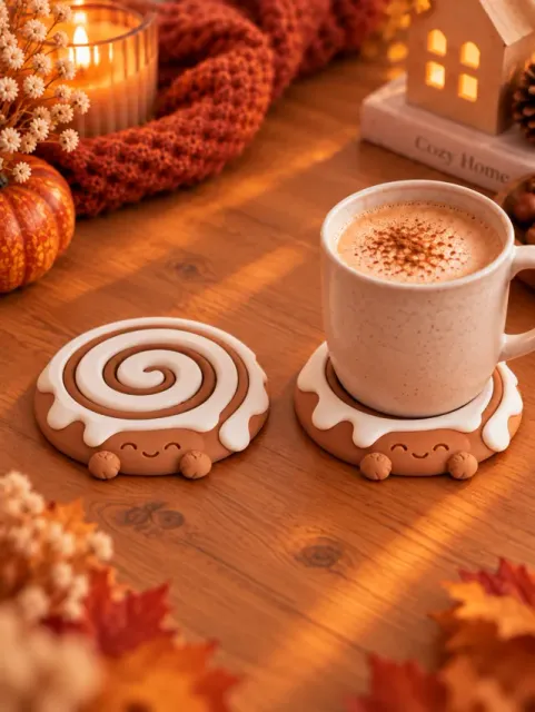 Cinnamon Roll Coaster - Autumn Christmas Decor — Фото 9 из 11