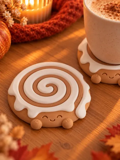 Cinnamon Roll Coaster - Autumn Christmas Decor — Фото 8 из 11