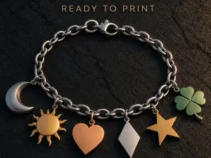 Pulsera lucky charms , amuletos de la suerte. 