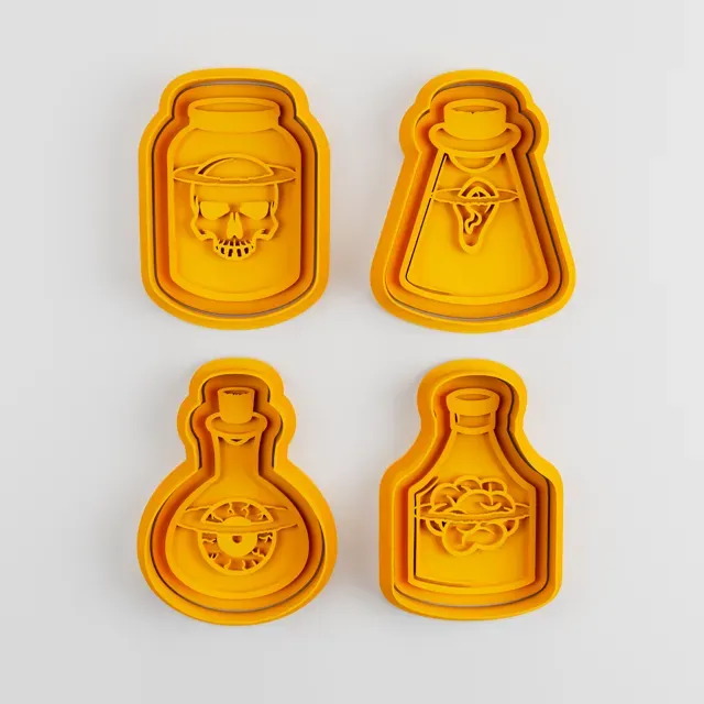 Halloween Potion Bottles Cookie Cutter — Фото 3 из 7