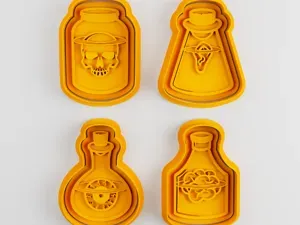 Halloween Potion Bottles Cookie Cutter