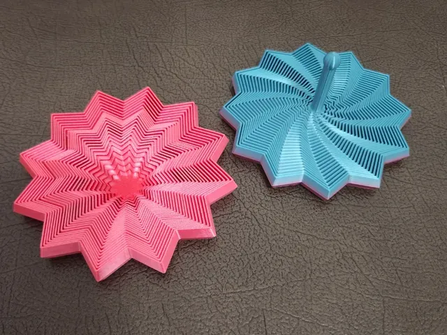 12 Point Star Fidget w/Tight Rings - 26 RINGS!