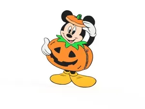 Mickey Mouse Halloween Wall Art