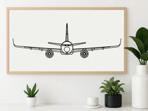 A320 NEO (Silhouette)