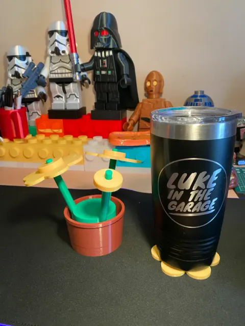 Brick Flowers Coaster Set — Image 5 of 10
