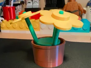 Brick Flowers Coaster Set