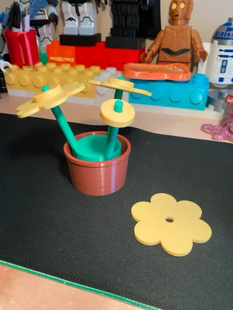 Brick Flowers Coaster Set — Image 7 of 10
