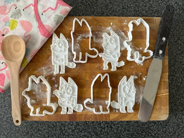 Bluey Set Of 4 Cookie Cutters & Stamps — Фото 4 из 8