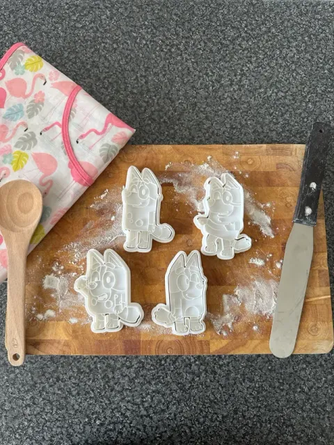 Bluey Set Of 4 Cookie Cutters & Stamps — Фото 3 из 8