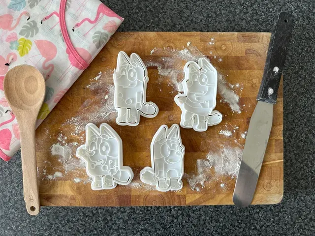 Bluey Set Of 4 Cookie Cutters & Stamps — Фото 2 из 8