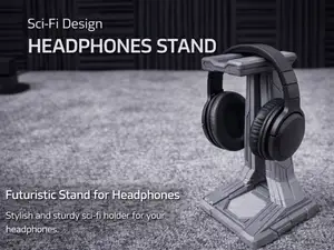 Futuristic Headphone Stand – Sci-Fi Desk Upgrade