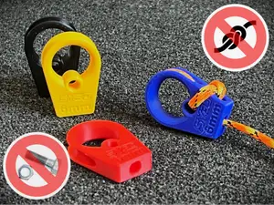 Adjustable Rope Eyelet Thimble no knot no hardware