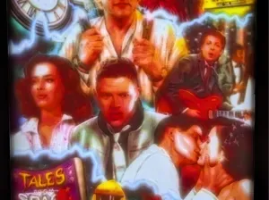 Back To The Future Collage Litho