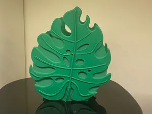 Monstera Leaf Planter – Modern 3D Printed Vase