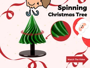 Blow-rotation Christmas Fidget Tree