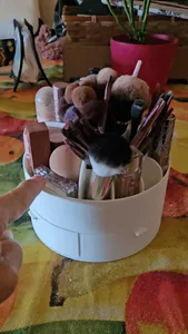 Organizador de maquillaje y joyero giratorio 360º