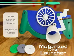 Motorized Disc Launcher - Physics Lesson