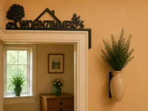 Wohnzimmer Türrahmen-Deko