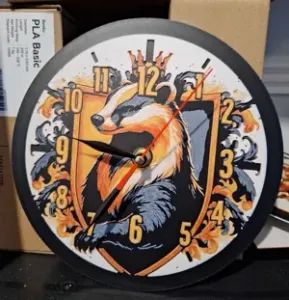 Harry potter Hufflepuff clock 20cm