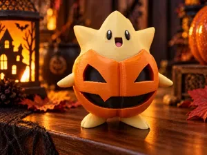 Togepi Pokemon Halloween Pumpkin Fan Art Decor