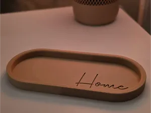Deko Tablett HOME