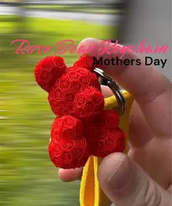 Rose Bear Keychain Edition ( Mother's Day )