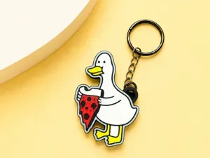 Love Pizza keychain