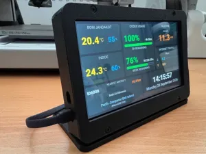 Waveshare ESP32-P4 7 inch Enclosed Display Stand