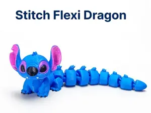 Stitch Flexi Dragon – Cute Articulated Dragon