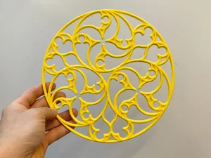 Gothic Tracery Circle - Decorative Piece