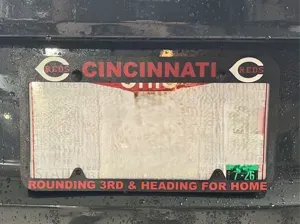 Cincinnati Reds License Plate Frame